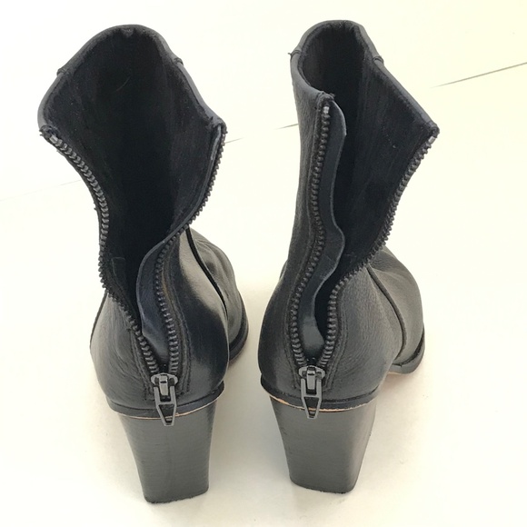 DOLCE VITA Issa Ankle Boots Leather Pointed Toe Black Women’s Size 9.5 Booties - Picture 9 of 16